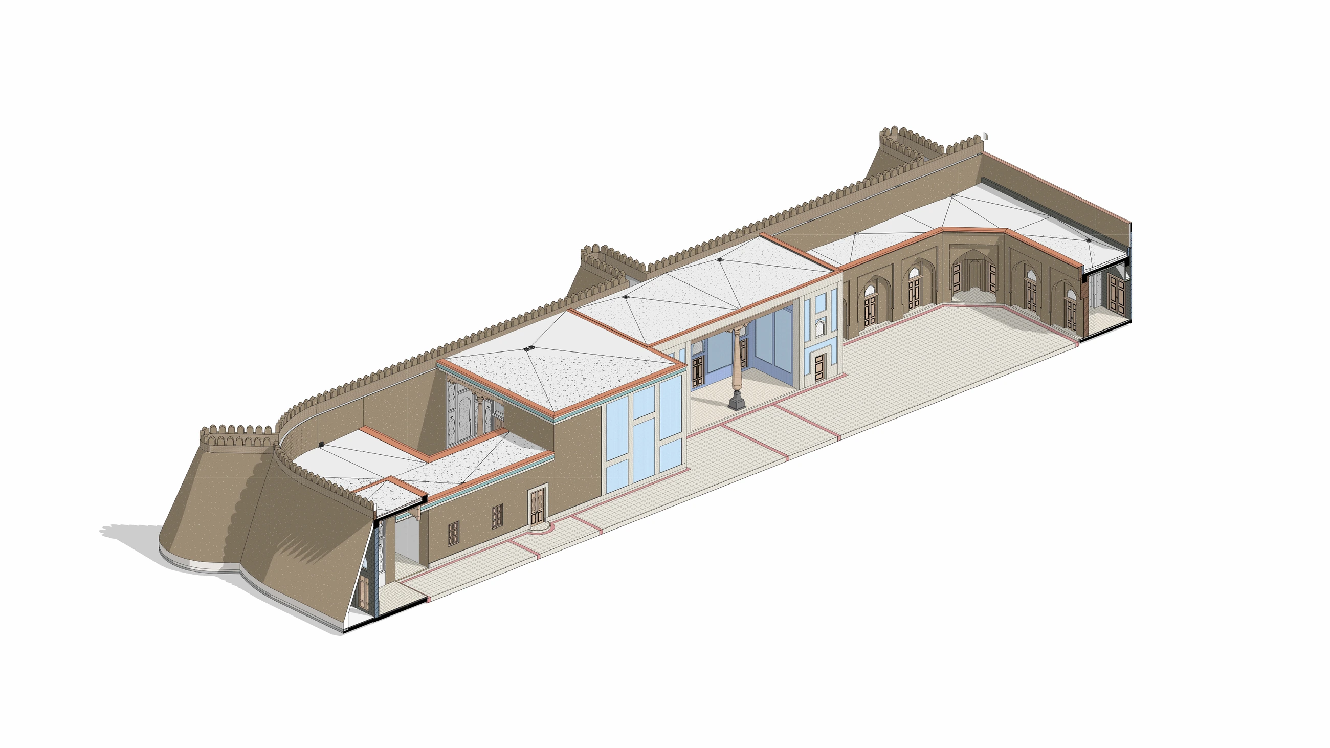 Khiva Fortress - BIM Model 04