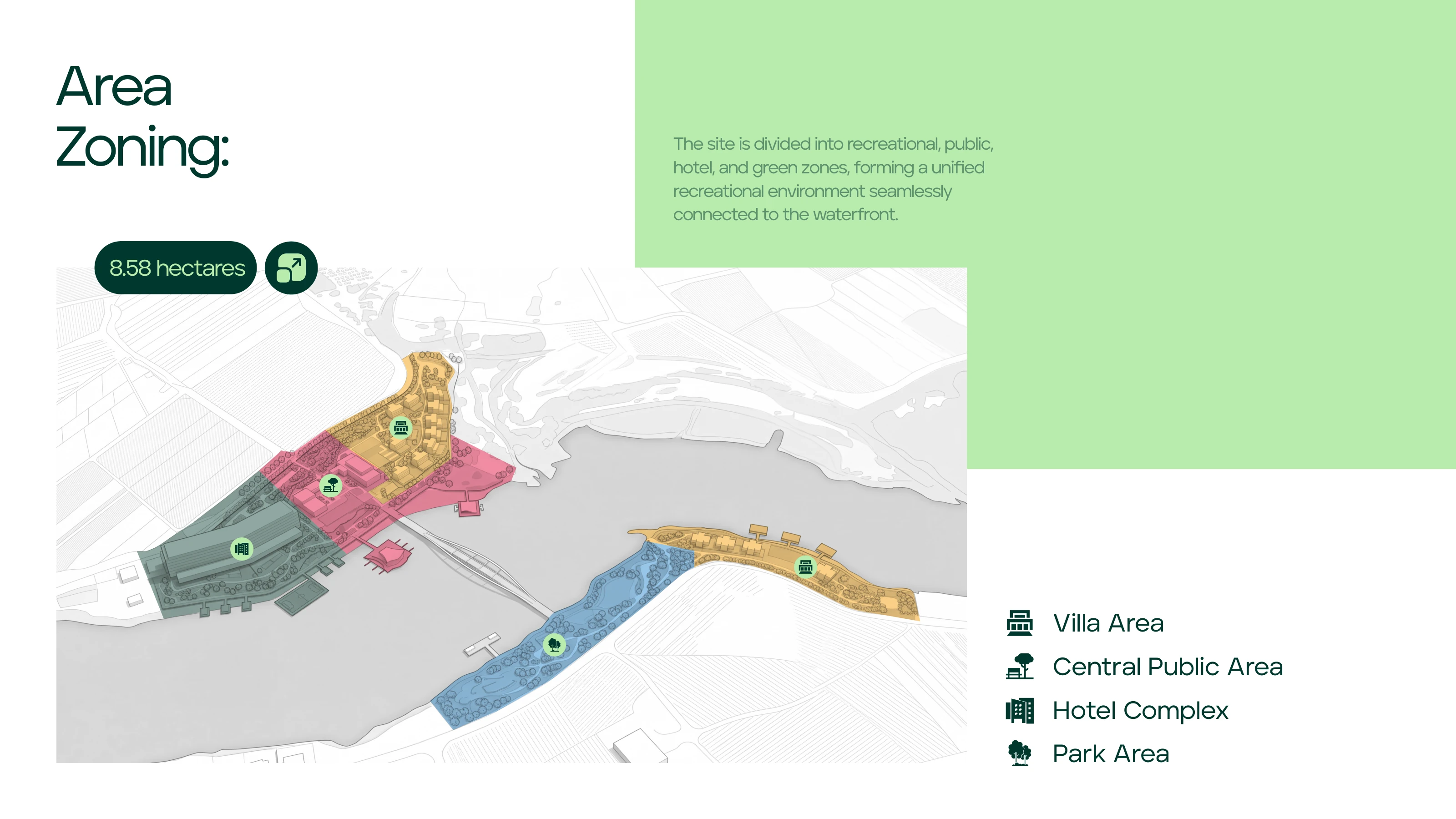 Chorvoq Resort - Area Zoning